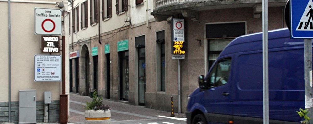 La zona della Ztl a Lissone