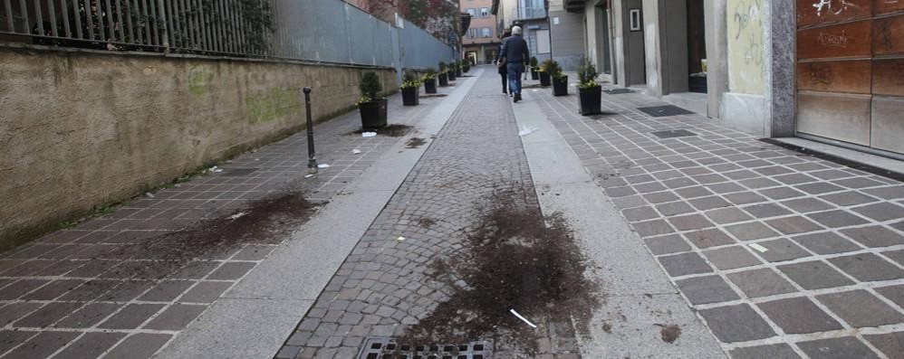 Monza Atti vandalici via Lambro