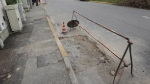 Monza Buche stradali viale Liberta