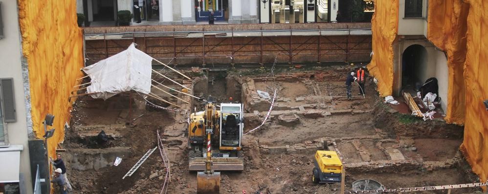 Monza Cantiere piazza Trento