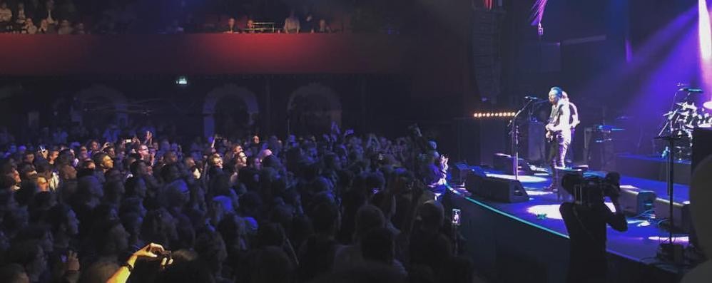 Sting al Bataclan - foto dalla pagina  facebook ufficale dell’artista