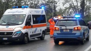 I soccorsi sul luogo dell’incidente, a Briosco