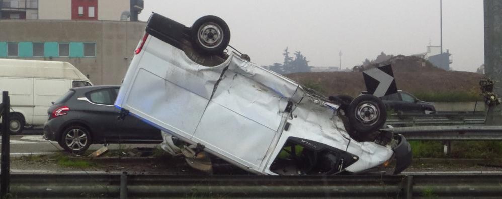 L’incidente sulla ValassinaFoto di Edoardo Terraneo