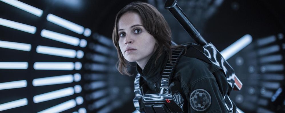 Jyn Erso, interpretata da Felicity Jones