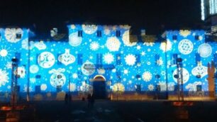 Palazzo Borromeo a Cesano Maderno vestito a festa per Natale