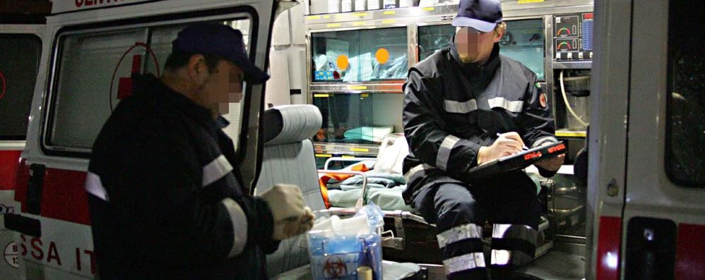 Sono intervenuti i sanitari del 118
