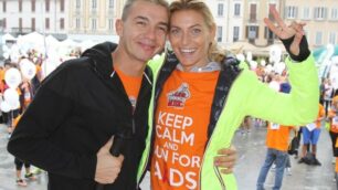 Monza, Diego Passoni e Federica Fontana all’Aids running music del 2015: è l’evento annuale che vede protagonisti il dottor Gori e il reparto di infettivologia del San Gerardo e Anlaids