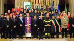 Pompieri e marinai nella prepositurale di Lissone per la Messa di Santa Barbara