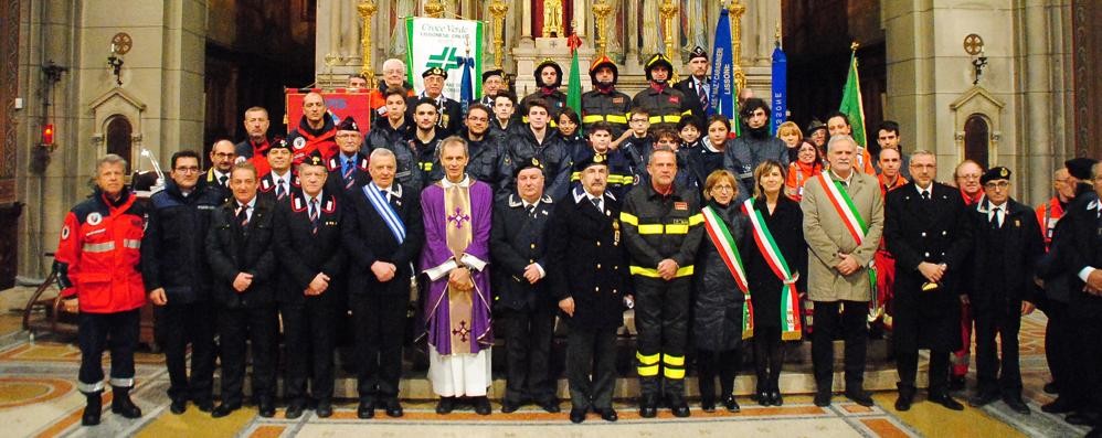 Pompieri e marinai nella prepositurale di Lissone per la Messa di Santa Barbara