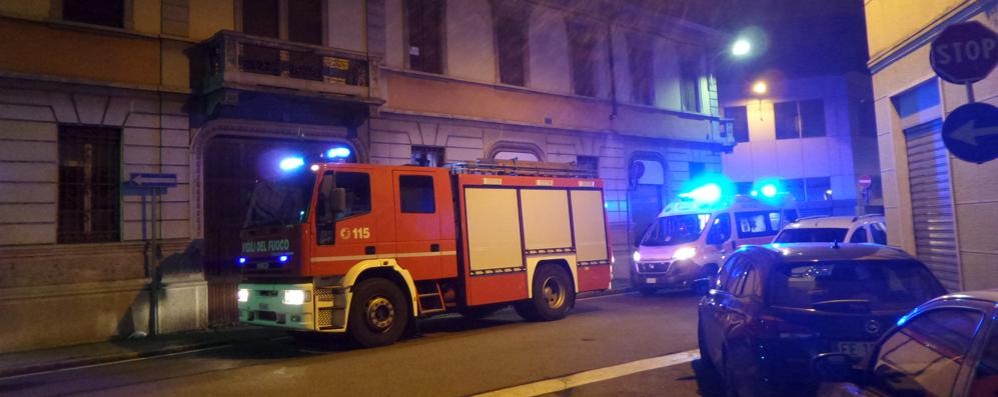 Il luogo dell’intervento a Lissone