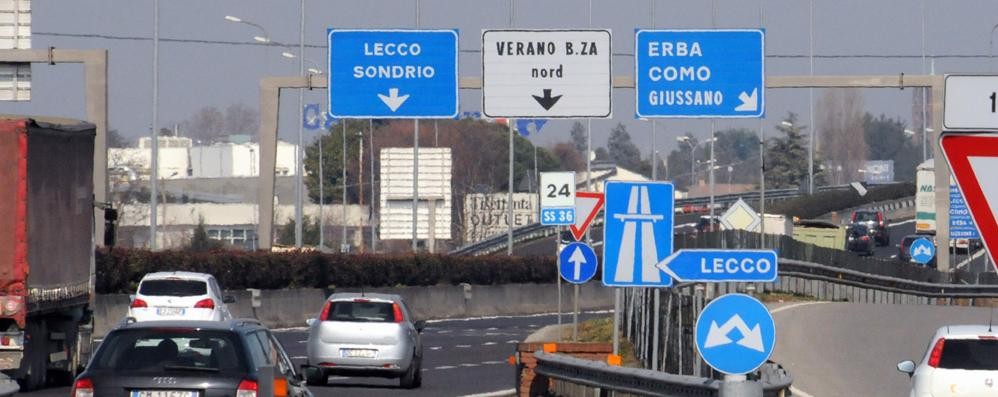 La superstrada Valassina a Giussano