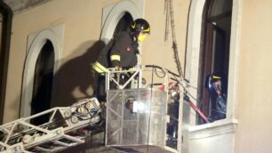 Monza, incendio al Buon Pastore in via Cavallotti