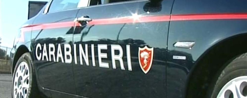 Sono intervenuti i carabinieri di Vimercat
