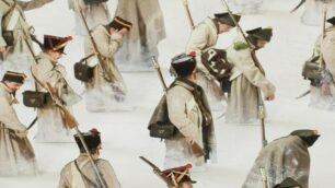 “Un reggimento di Napoleone va sotto le neve” di Paolo Ventura