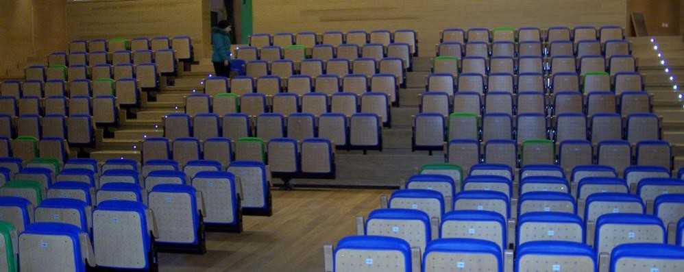 L’interno del nuovo auditorium