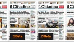 Le prime pagine del Cittadino