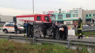 Incidente in Valassina domenica 11 dicembre all’uscita Desio Sud - foto Edoardo Terraneo