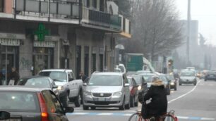 Un tratto di via Matteotti