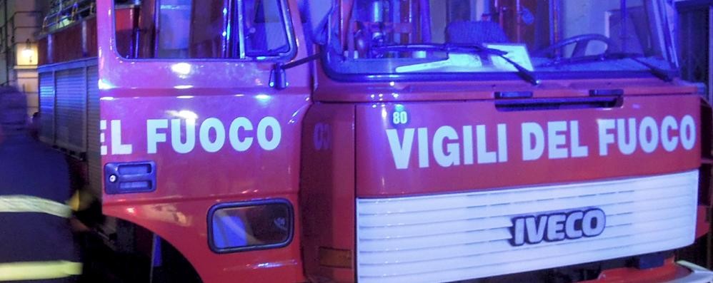 Sul posto i vigili del fuoco - foto d’archivio