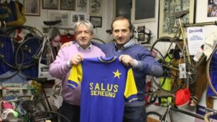 Seregno: Angelo Santambrogio, segretario e Antonio Graziano presidente attuale della Salus ciclistica