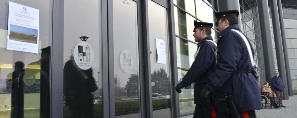 Vimercate, Carabinieri ospedale