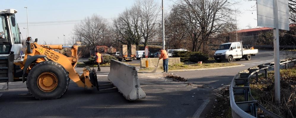 Cesano Maderno, la riapertura del ponte di via Manzoni