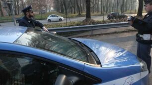 Una volante della polizia di Monza