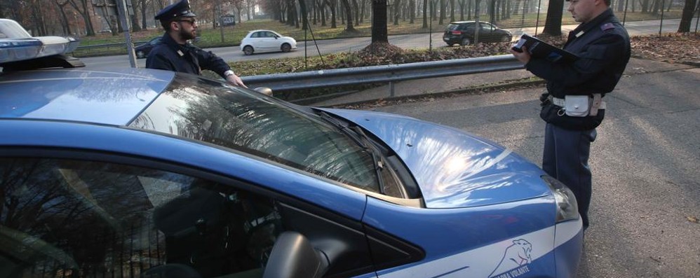 Una volante del commissariato
