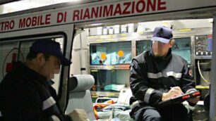 Sul posto è arrivata un’ambulanza della Croce rossa