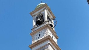 La cella campanaria del campanile di Concorezzo