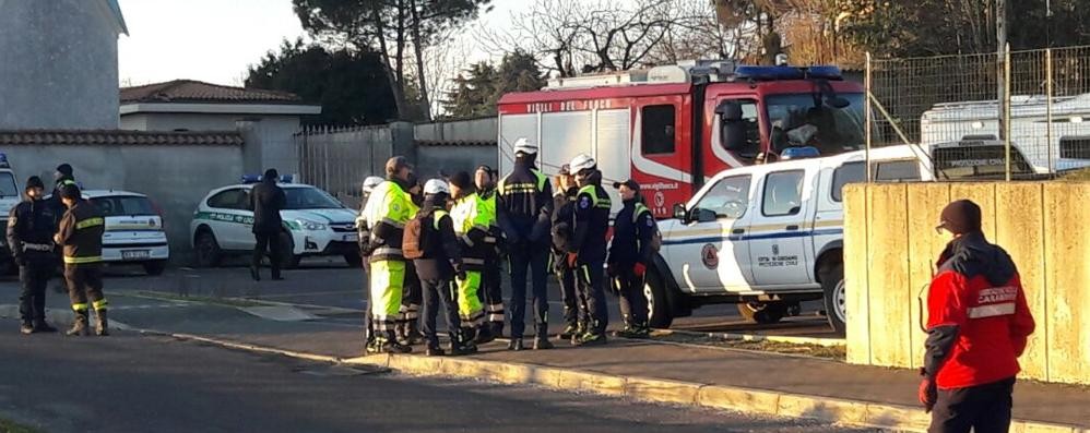 Briosco, ricerche uomo disperso - foto Edoardo Terraneo