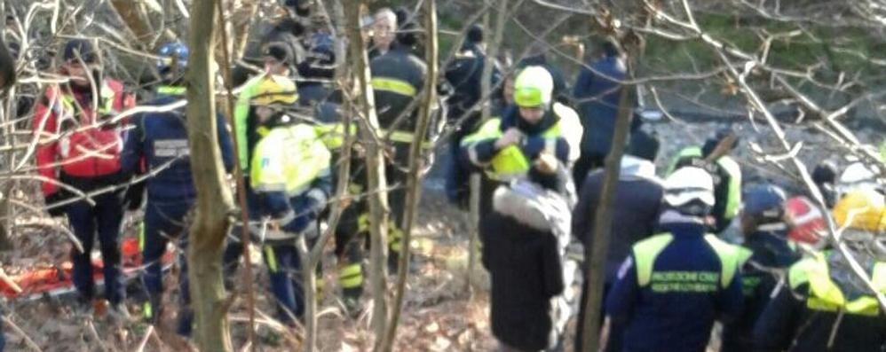 Briosco, il ritrovamento dell’uomo disperso - foto Edoardo Terraneo