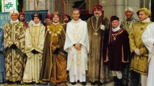 I Re Magi in chiesa prepositurale dopo la messa