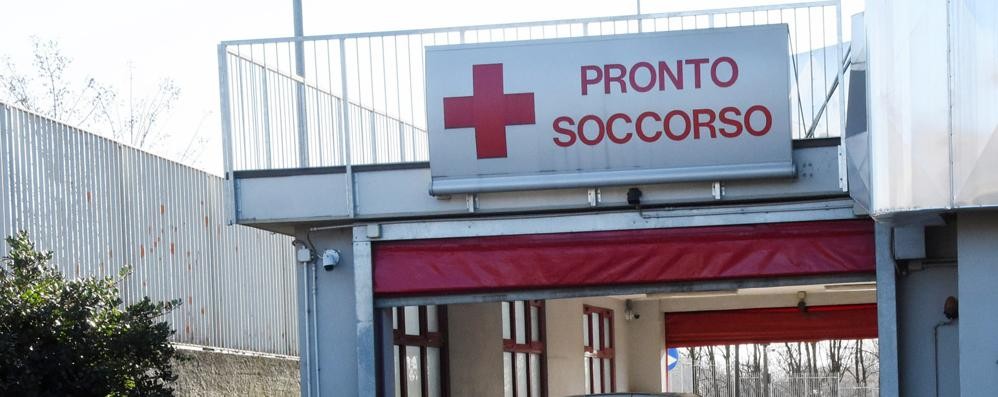Il pronto soccorso dell’ospedale di Carate Brianza