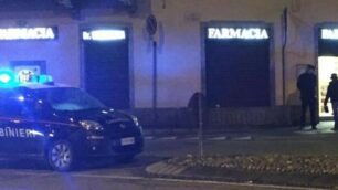 Albiate rapina farmacia - foto Terraneo