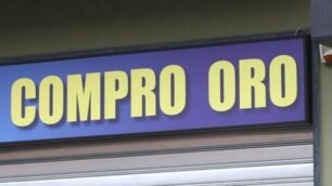 Un negozio “compro oro”
