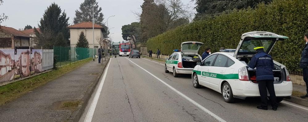 Incidente stradale a Ronco Briantino: i soccorsi