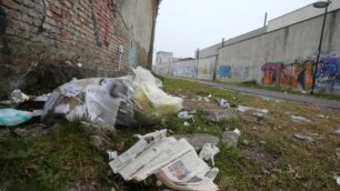 La ciclabile sul Villoresi a Monza tra sporcizia, vandali e incuria