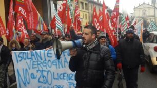 Corteo dei dipendenti K-Flex