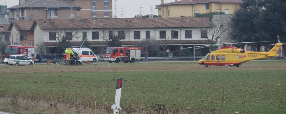 Roncello, incidente stradale del 9 febbraio