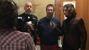 Desio, l’inviato di Striscia la notizia Vittorio Brumotti dal sindaco di Desio Roberto Corti