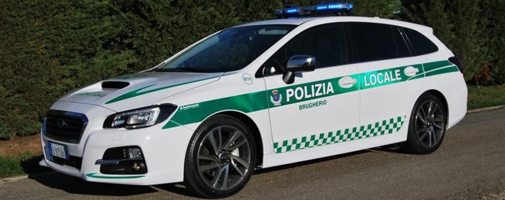 La Subaru acquistata dalla polizia locale di Brugherio