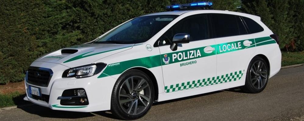 La Subaru acquistata dalla polizia locale di Brugherio