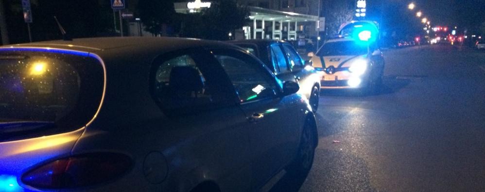Ka scena dell’incidente di via Monte Santo