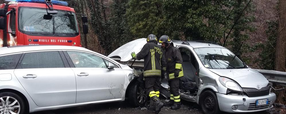 L’incidente avvenuto a Carate Brianza