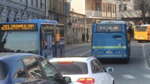 Autobus di linea a Monza