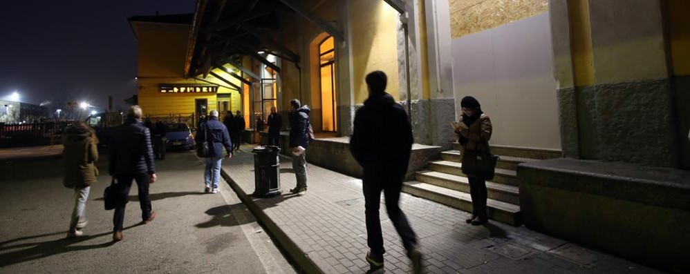 Il retro della stazione di Monza