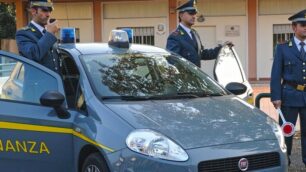 Una pattuglia della Guardia di finanza