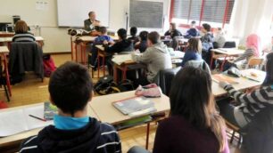 Una classe di scuola superiore