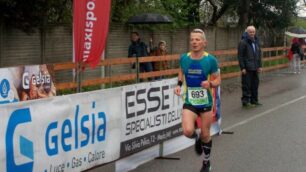 Marco Ferrario, primo al termine del giro iniziale della sessanta chilometri